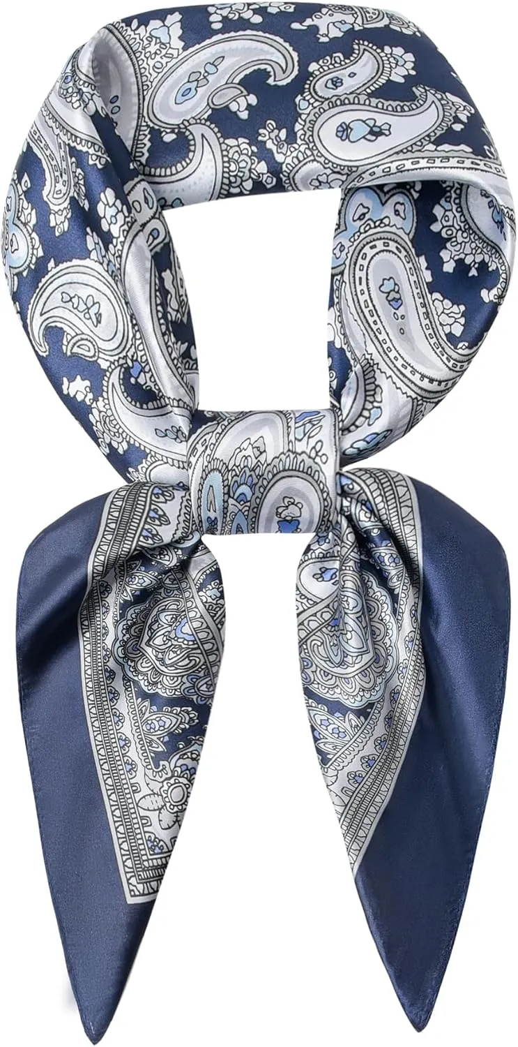 35" Men's Cowboy Scarf - Oversized Western Bandana Neckwear, Large Square Scarf with Gift Packaging