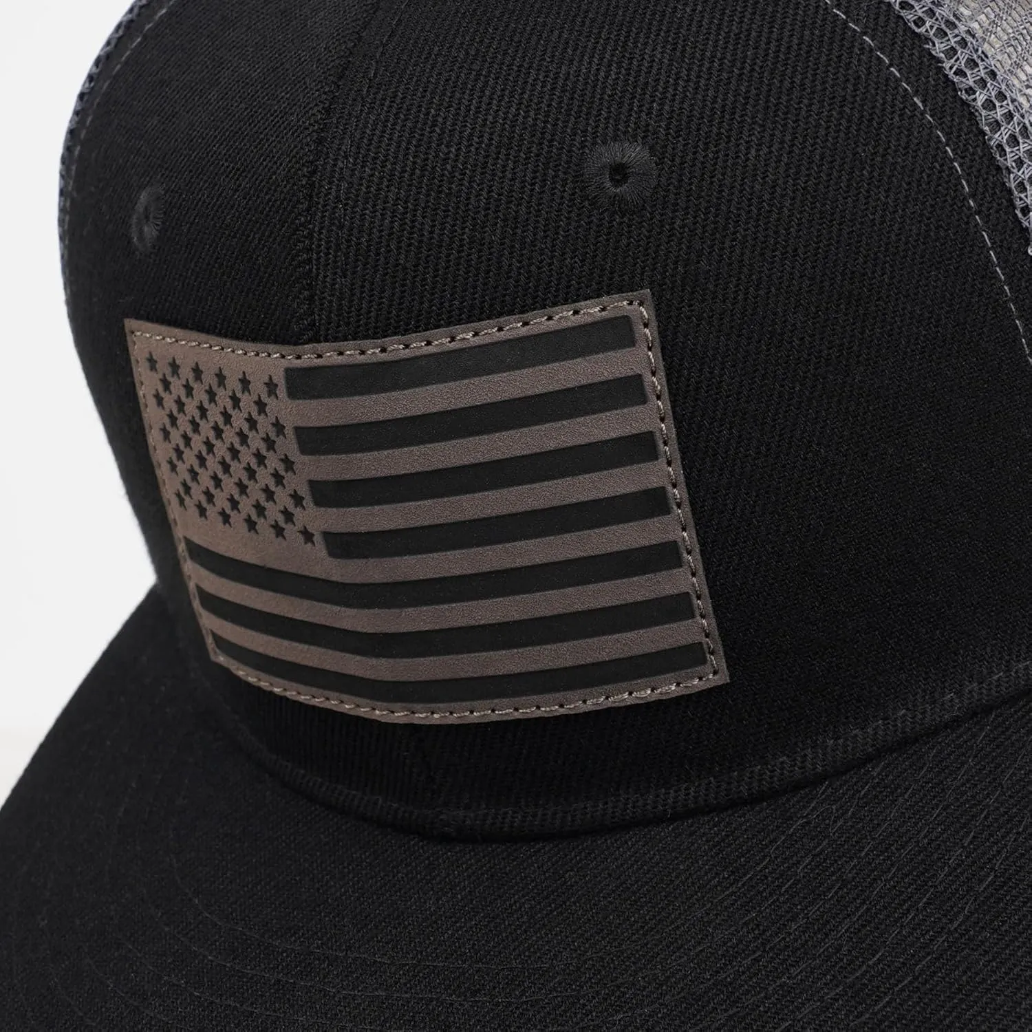 American Flag Snapback Hats - Flat Bill Brim Hat for Men Women - Breathable & Adjustable Fit for Casual Wear
