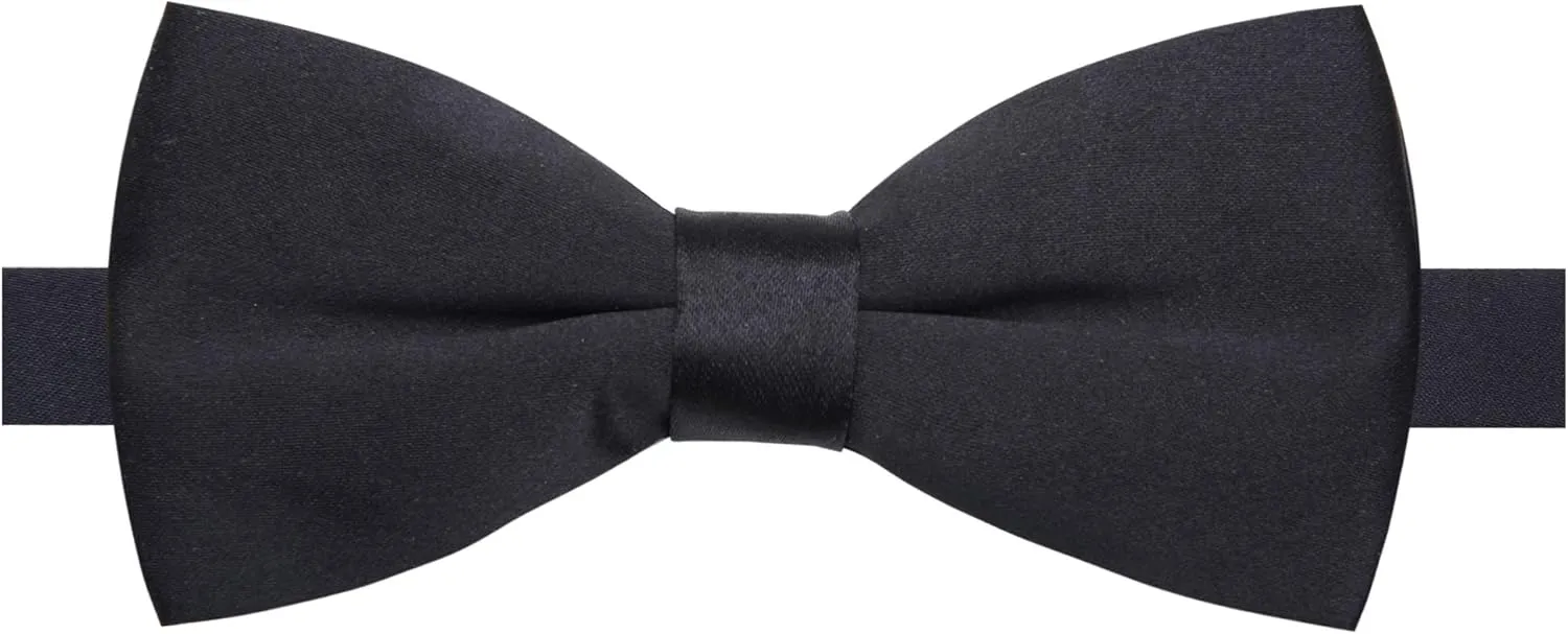 AUSKY Elegant Adjustable Pre-tied bow ties for Men Boys Party,Business or Daily Wear