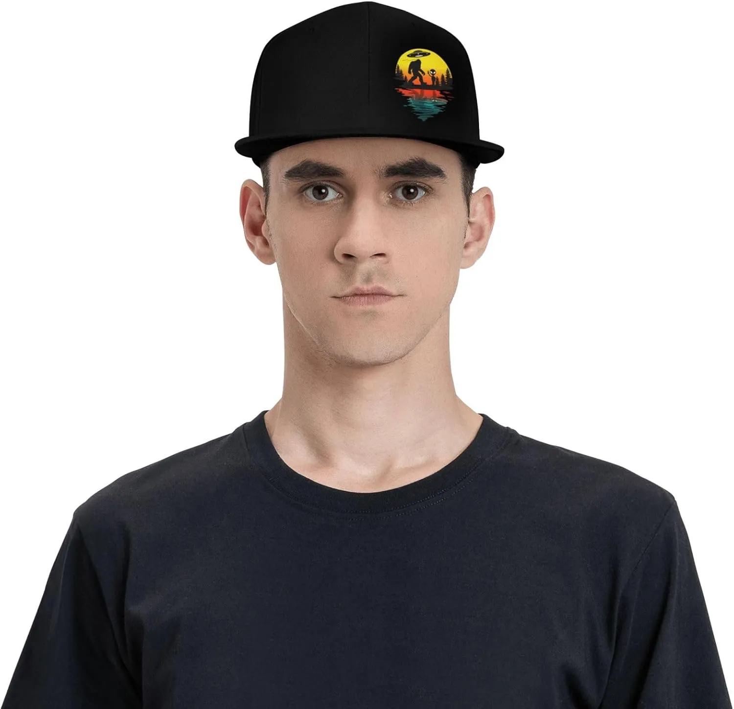 Baseball Caps for Men Women Adjustable Flat Brim Hat Classic Hip Hop Hat Dad Hat Running Sun Hats
