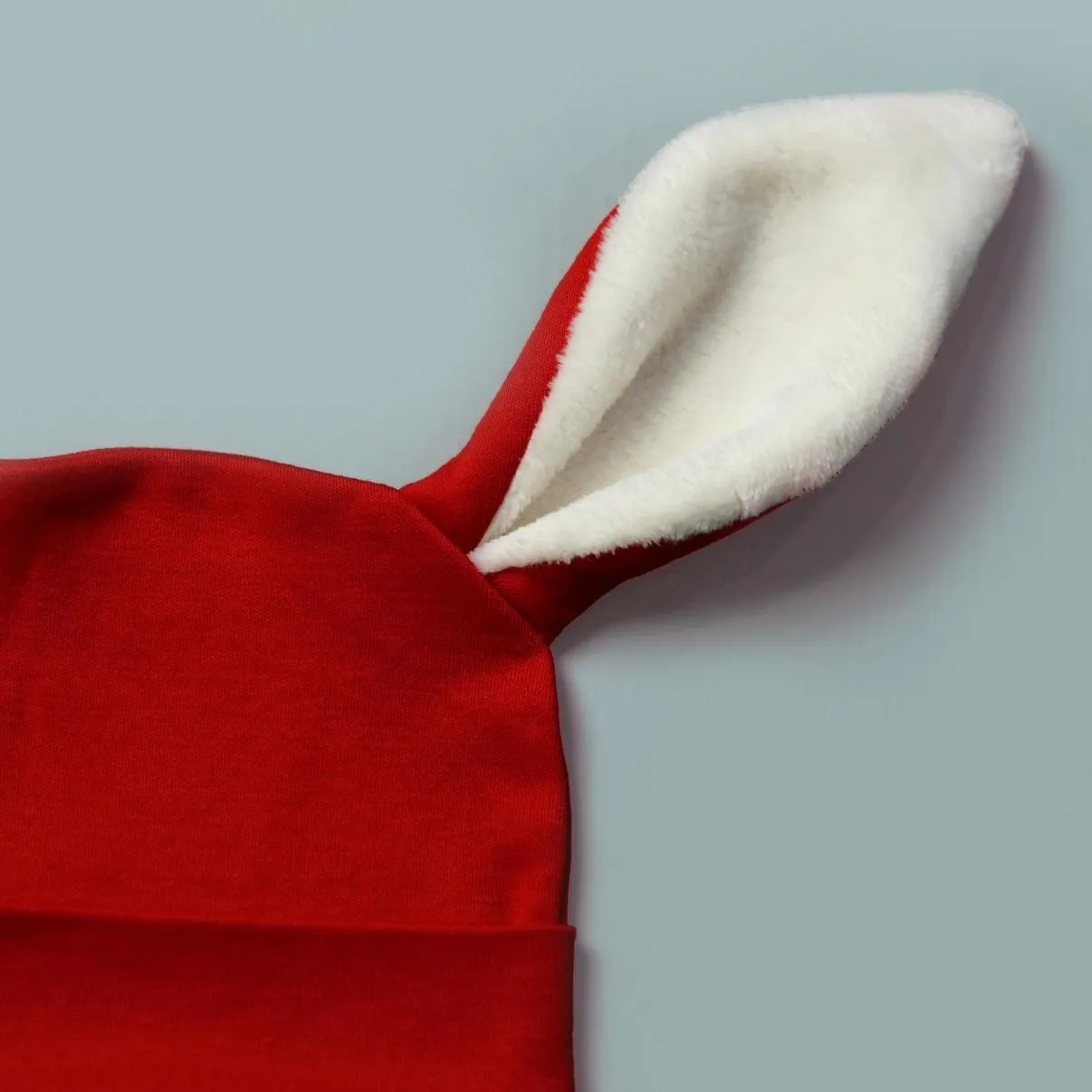 Bunny Ear Fleece Baby Caps