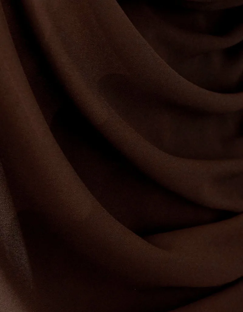 Chiffon Shawl - Shades of Brown