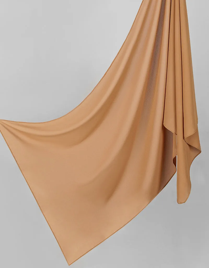 Chiffon Shawl - Shades of Brown
