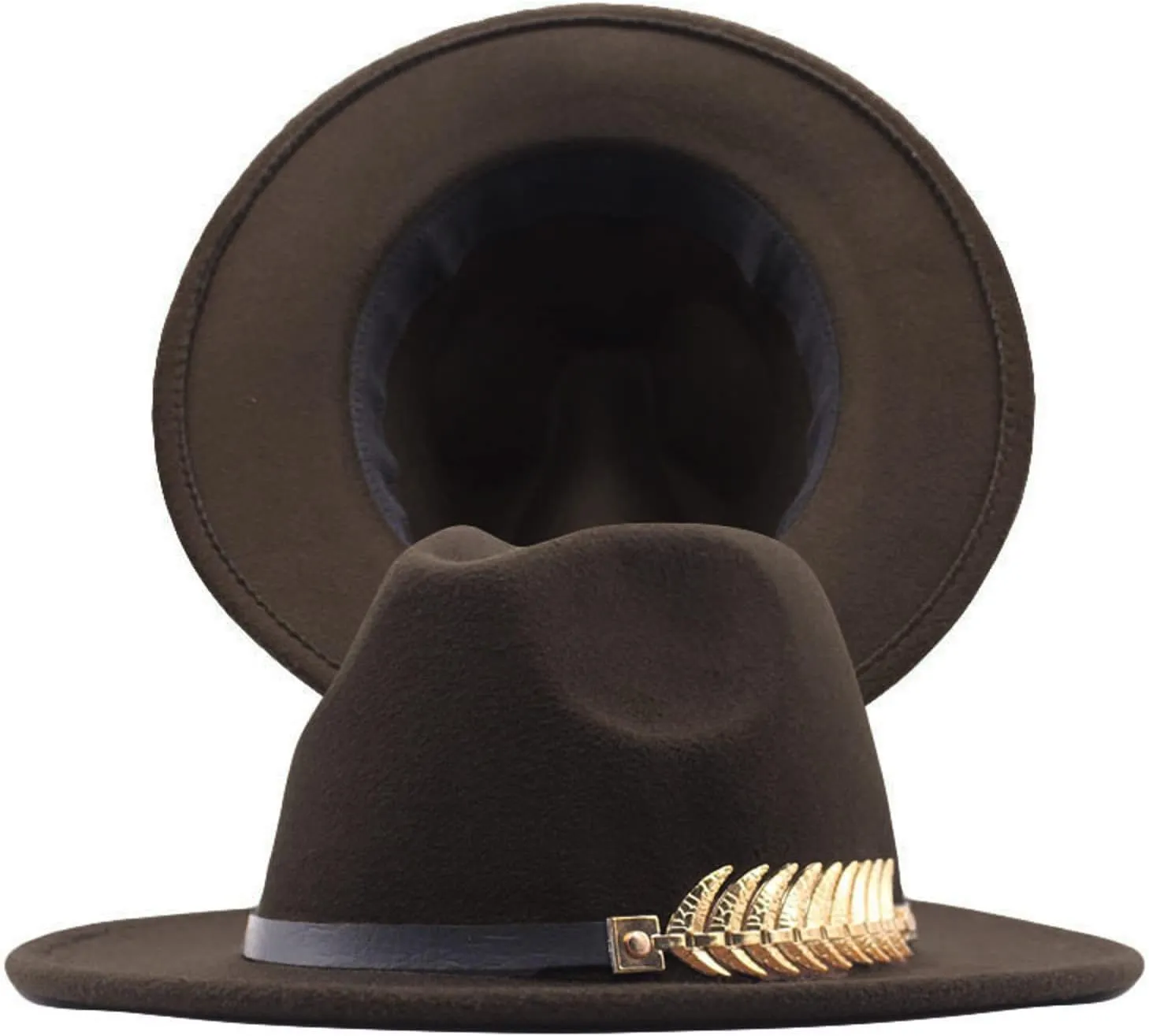 Classic Western Retro Felt Cowboy Cowgirl Hat for Women Men Cowboy Hat with Wide Brim Belt Clothes Accessory for Adults