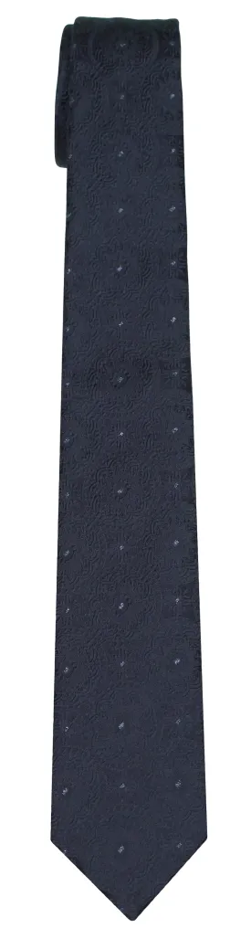 Coin Tie in Black