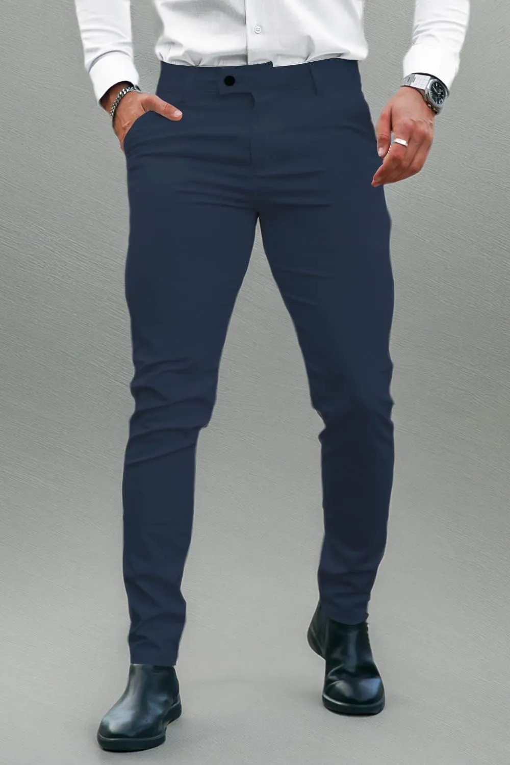 GINGTTO Mens Dress Pants Slim Fit Stretch Formal Pants for Men