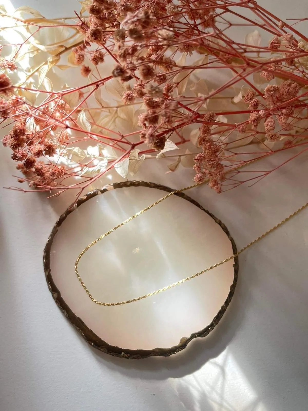 #GOLD2024 | 18K Golden Unisex Chain Rope Necklace 17.5”