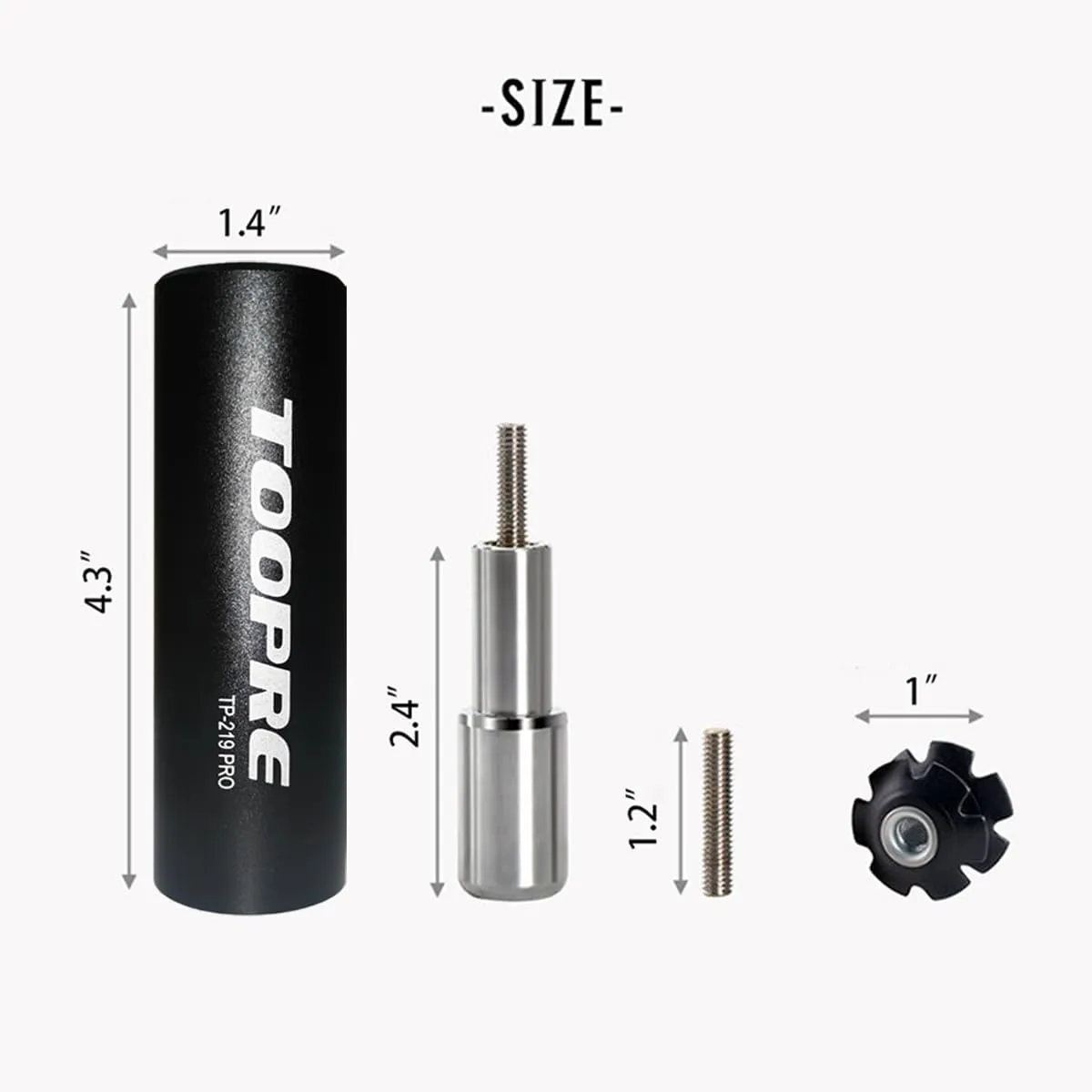 GOLDEAL TOOPRE Bicycle Fork Star Nut Setting Installer with Free Spare Special Screw and 1 Free Star Nut for 7/8",1",1-1/8"