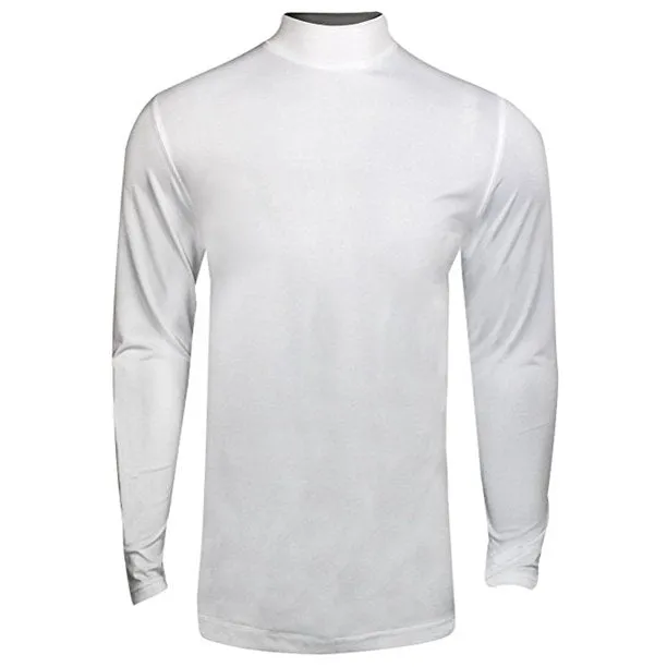 Greg Norman Mock Neck Long Sleeve T-Shirt (US Size)