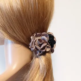 Handmade wild Rose Clamp Twin Flower/Floral Hair Jaw Claw Clip Accessories
