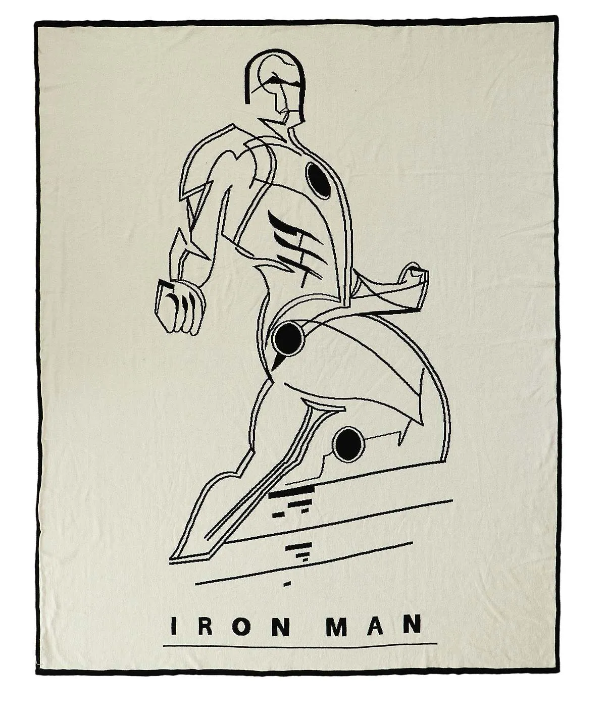 Iron Man Cotton Knitted AC Blanket For Kids (2 to 4 Years for Kids)