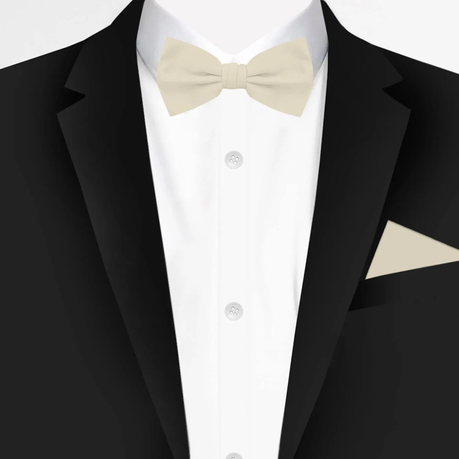 Jacob Alexander 2 Piece Set Matching Father Son Men's and Young Boys' Pre-Tied Adjustable Banded Bow Tie