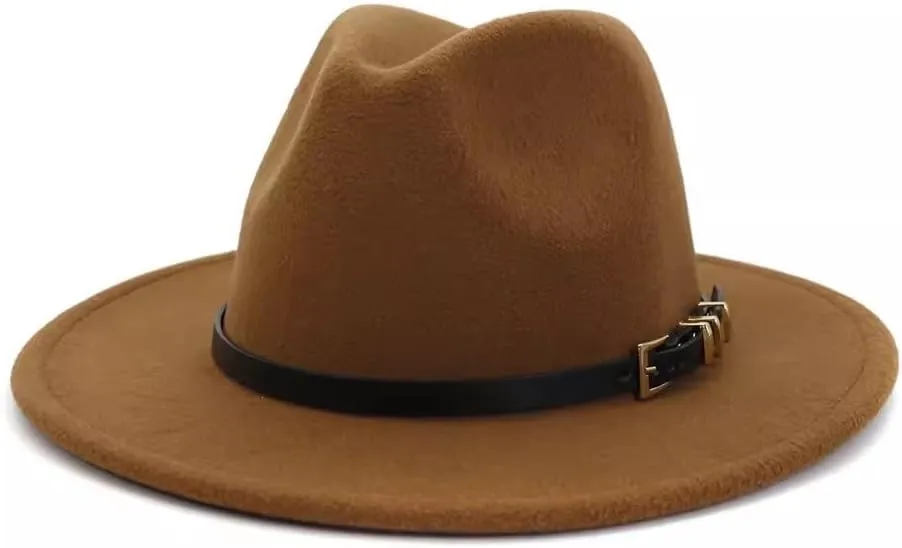 Jazz Hats Men's Tweed Bowler Hat Jazz Hat for Women and Men