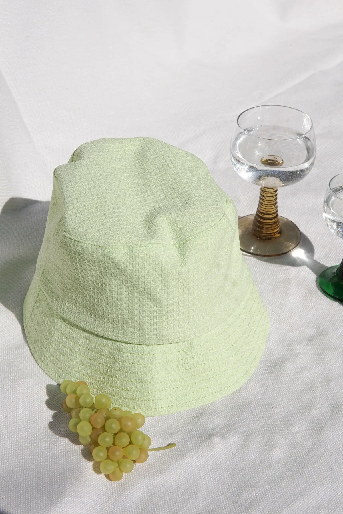 Lime bucket hat