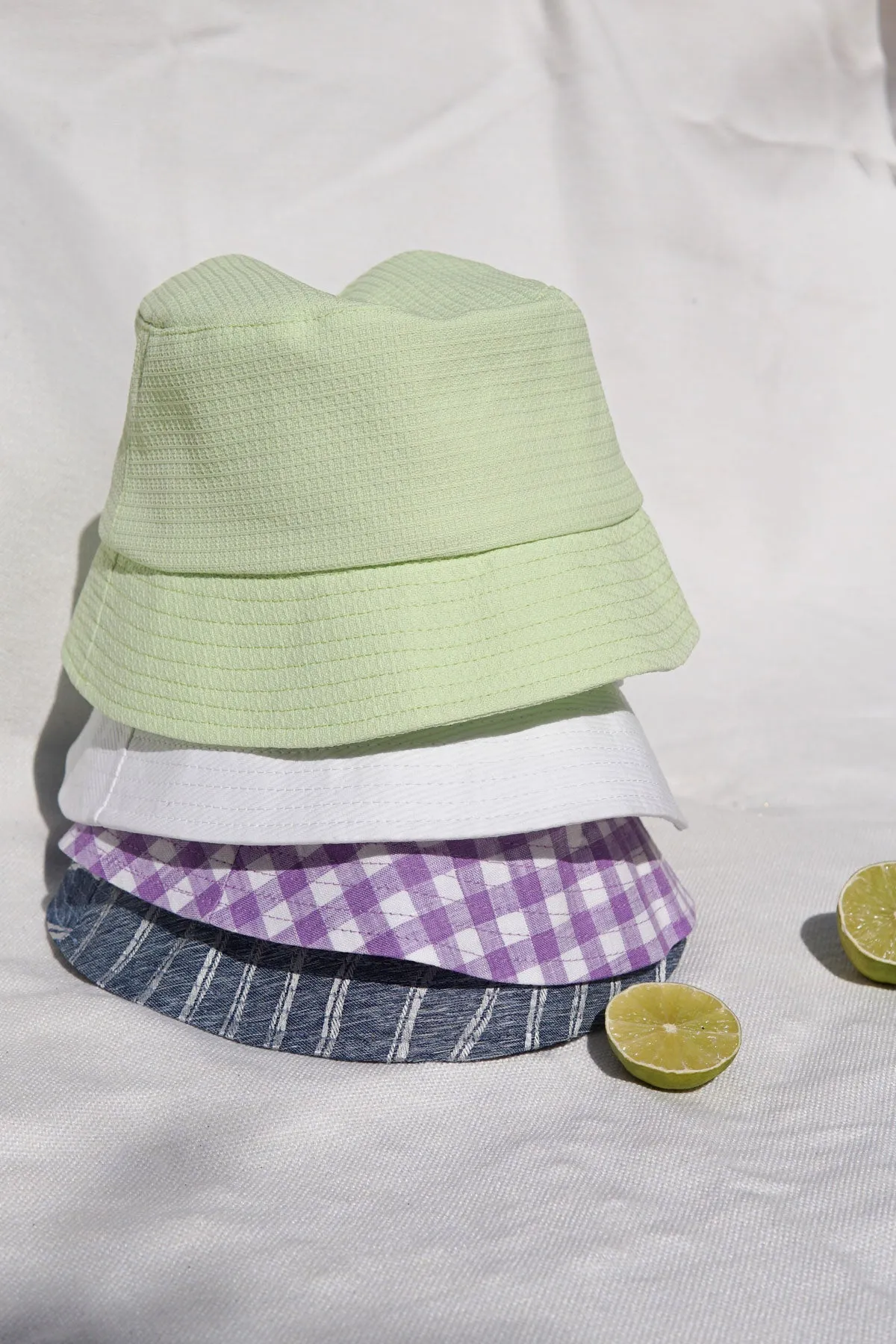 Lime bucket hat