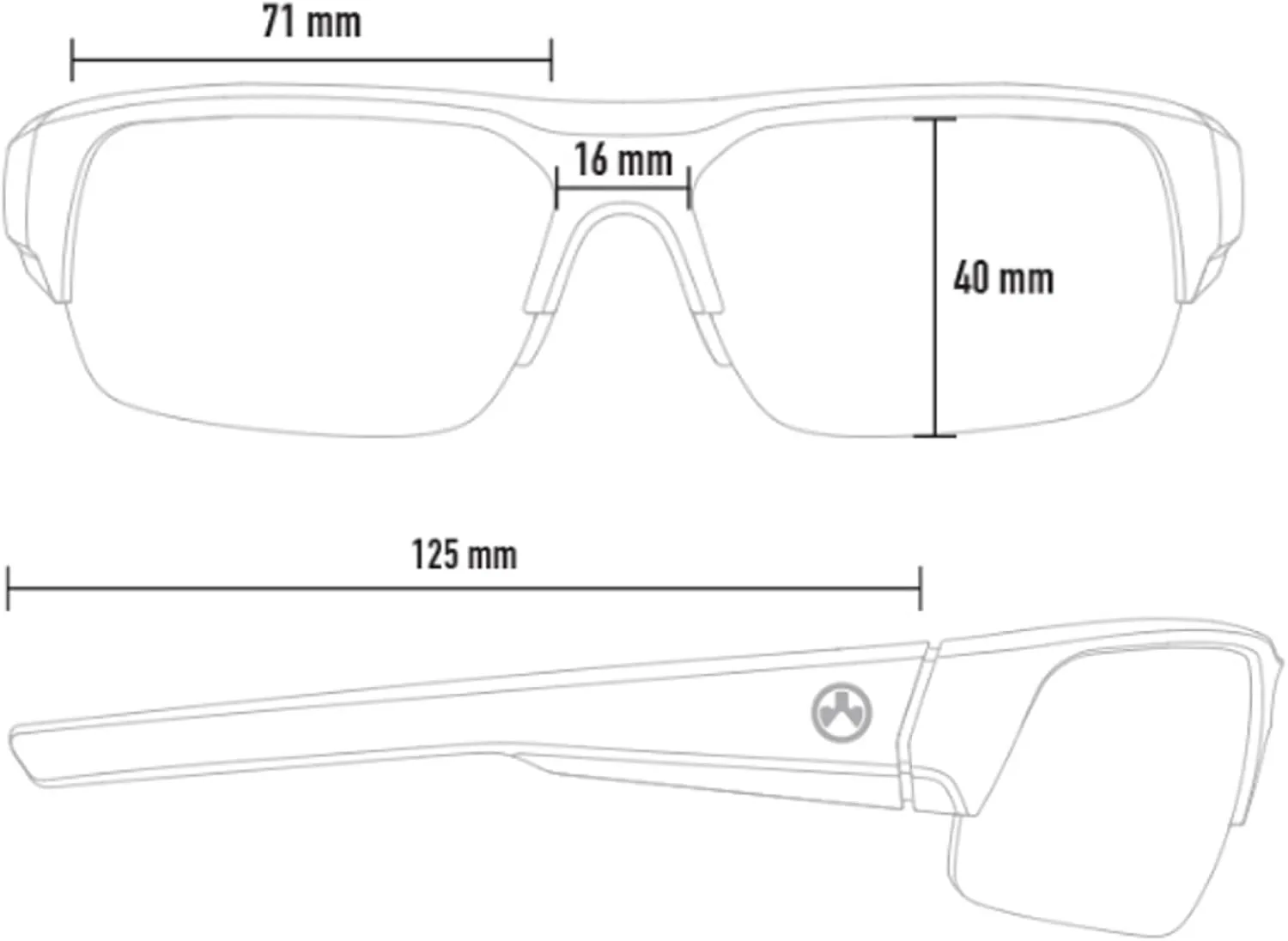 Magpul Helix Sunglasses Tactical Ballistic Military Eyewear Shooting Glasses for Men and Women