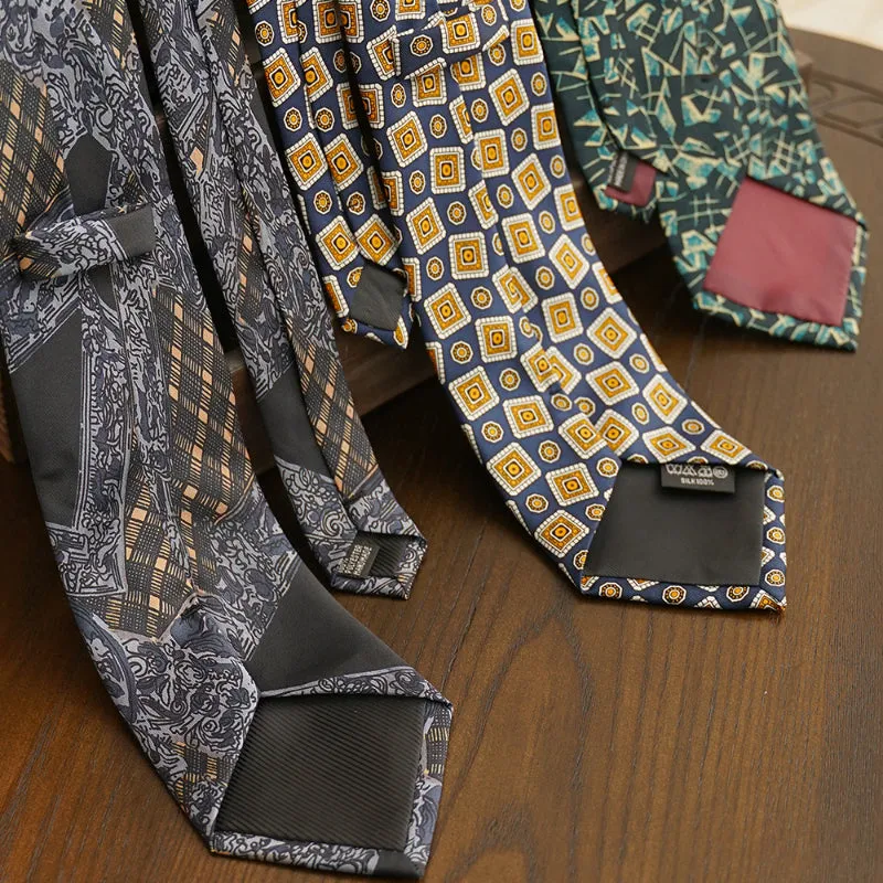 Men's Formal Accessories Printed Arrow Tie
