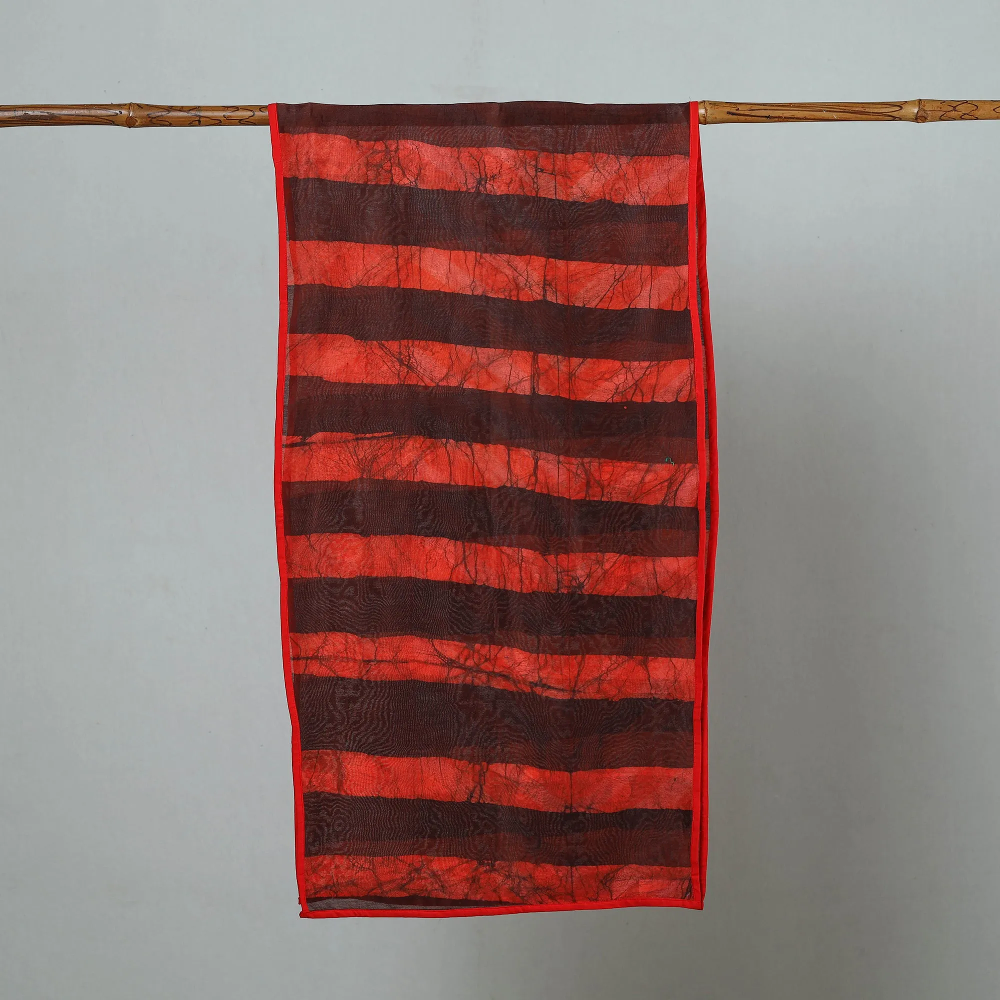 Multicolor - Chanderi Silk Nui Shibori Tie & Dye Stole 13
