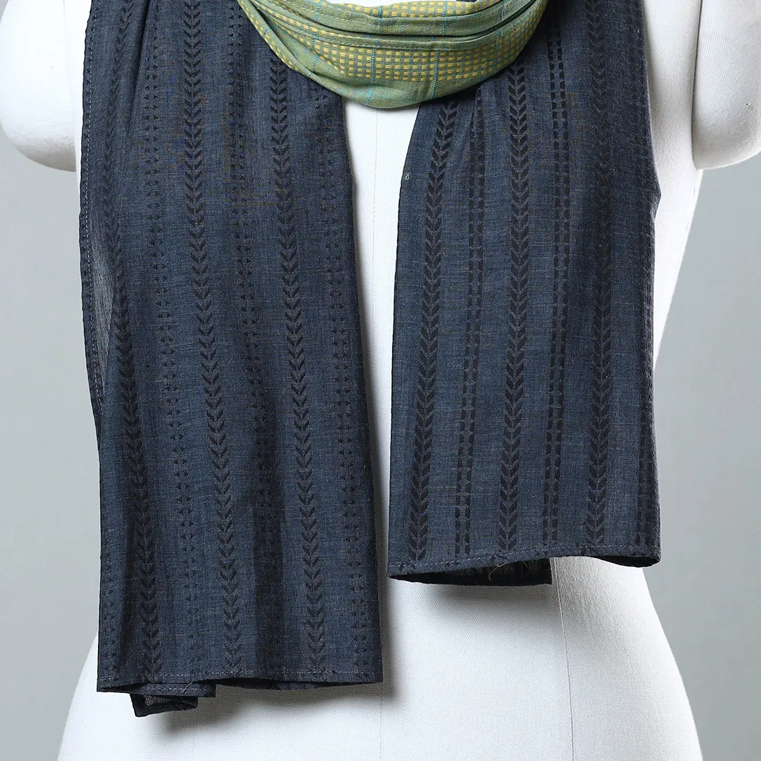 Multicolor - Jacquard Patchwork Cotton Stole 31
