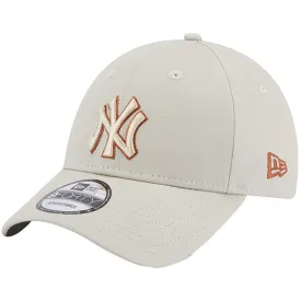 New Era Accessories Team Outline 9Forty NY Yankees Stone Toasted Peanut
