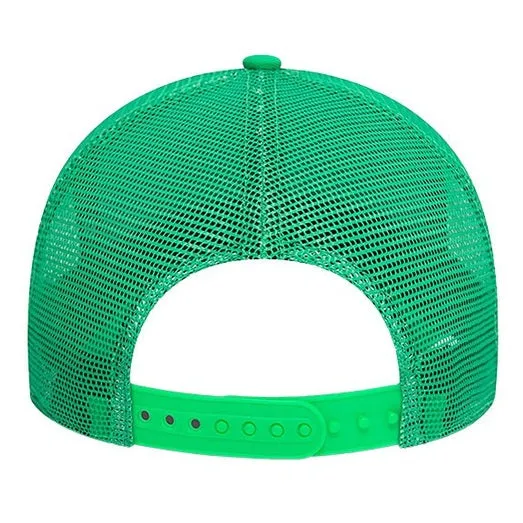New Era New York Yankees League Essential Green A-Frame Trucker Cap Green