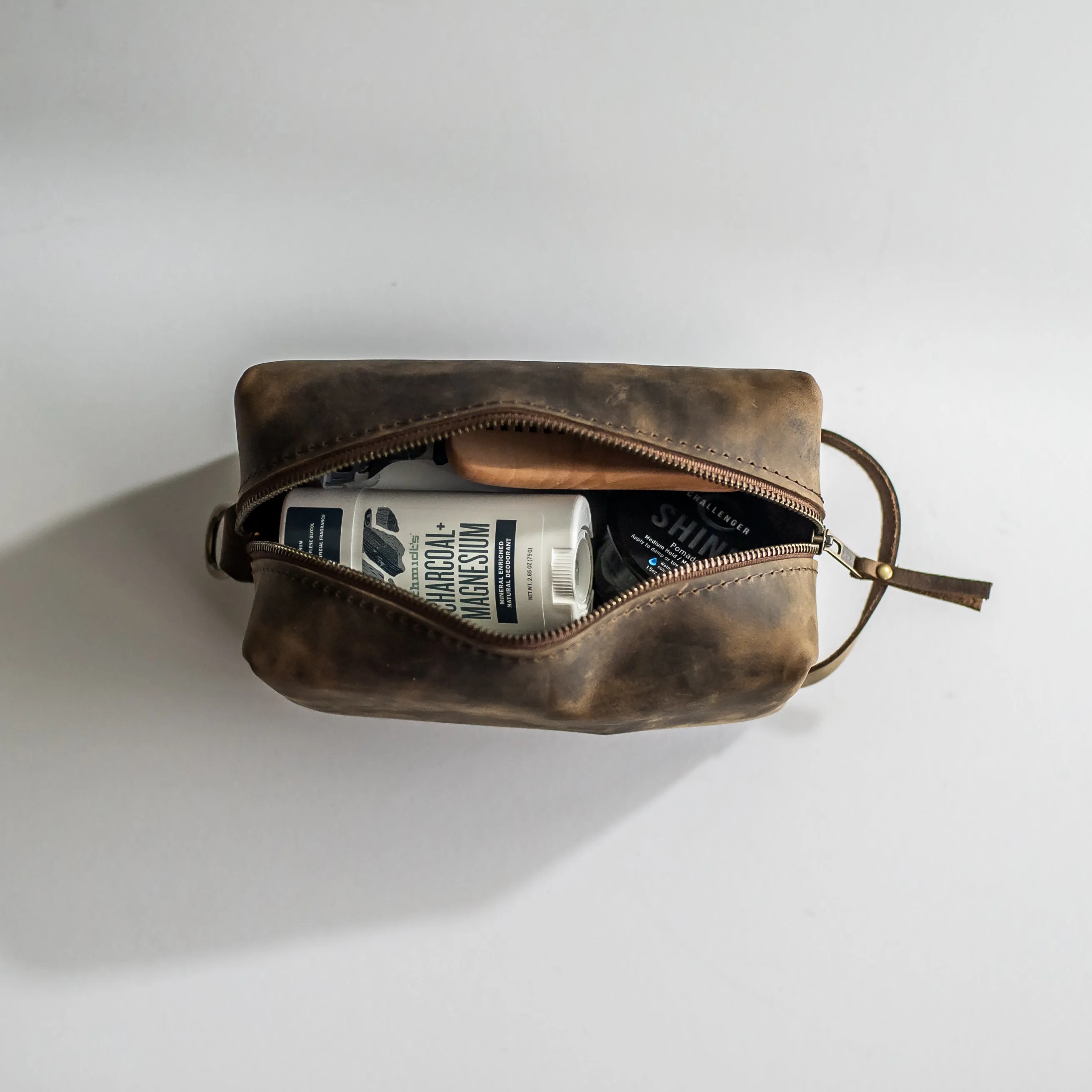 Personalized Leather Dopp Kit