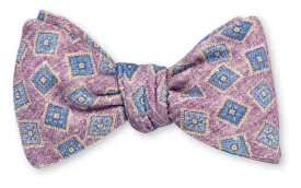 Purple Kendrick Medallions Bow Tie - B5055