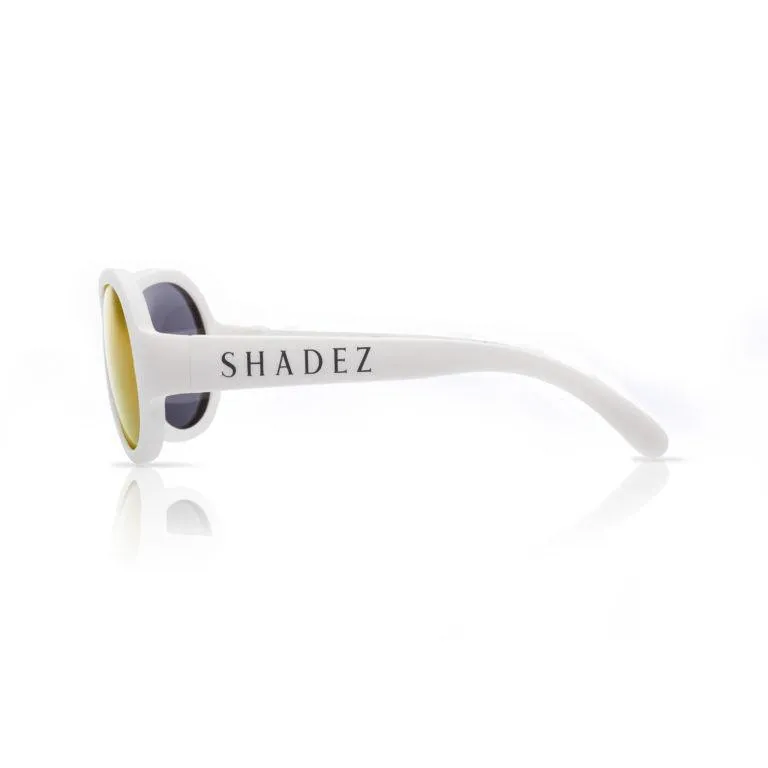 SHADEZ Kids Sunglasses Classics White Teeny: 7  years