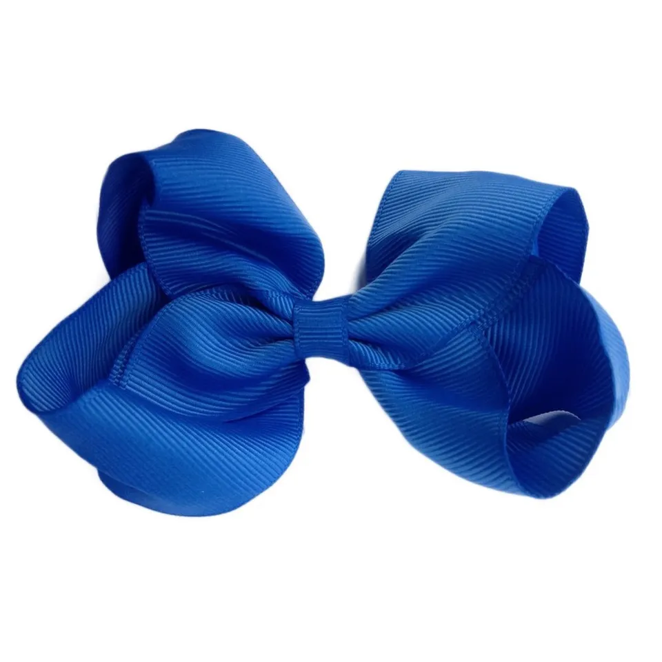 Sister Bows Royal Blue Grosgrain Bow Hair Clip