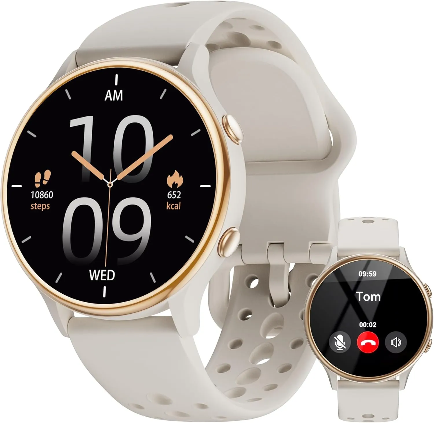 Smart Watches for Women, Fitness Tracker with Heart Rate & SpO2 Monitor, IP67 Waterproof Activity Tracker for Men & Women, Smart Watch for Android Phones and iPhone Compatible (Gray)