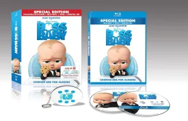 Special Edition The Boss Baby Blu-Ray DVD Digital HD and Talking Keychain
