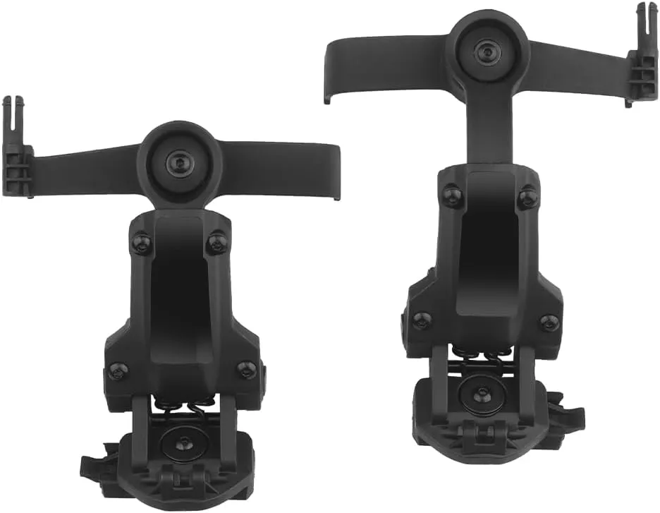 Tactical Helmet Rail Headset Adapter,Multi-Angle Rotation Headphone Bracket Kit Compatible with OPS Core ARC/Team Wendy