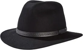 Tilley Montana Fedora, Black, 7.75