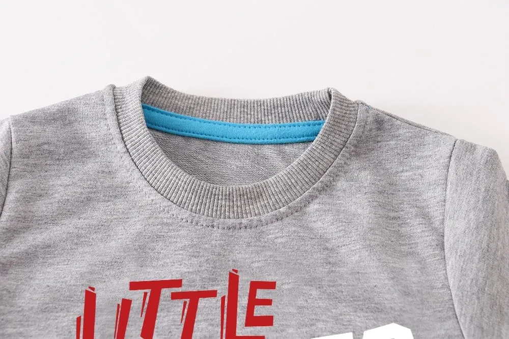 Toddler Boys Sweatshirts Long Sleeve Sport Elephant Sweat Shirt Dinosaur Pullover Crewneck Tops Tees Kids 2-7 Years