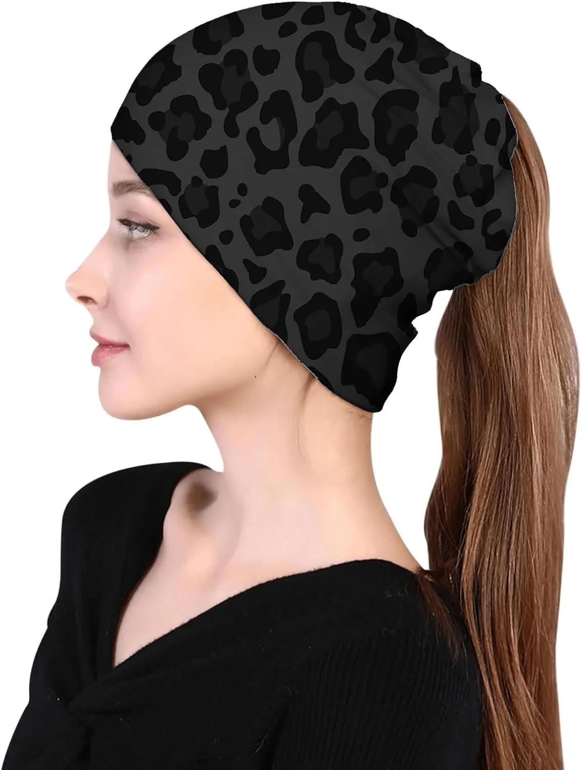 Women's Slouchy Beanie Hat Cute Turban Hats Cancer Headwear Caps Baggy Skull Sleep Scarf